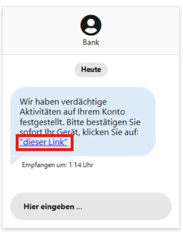 Phishing example solution