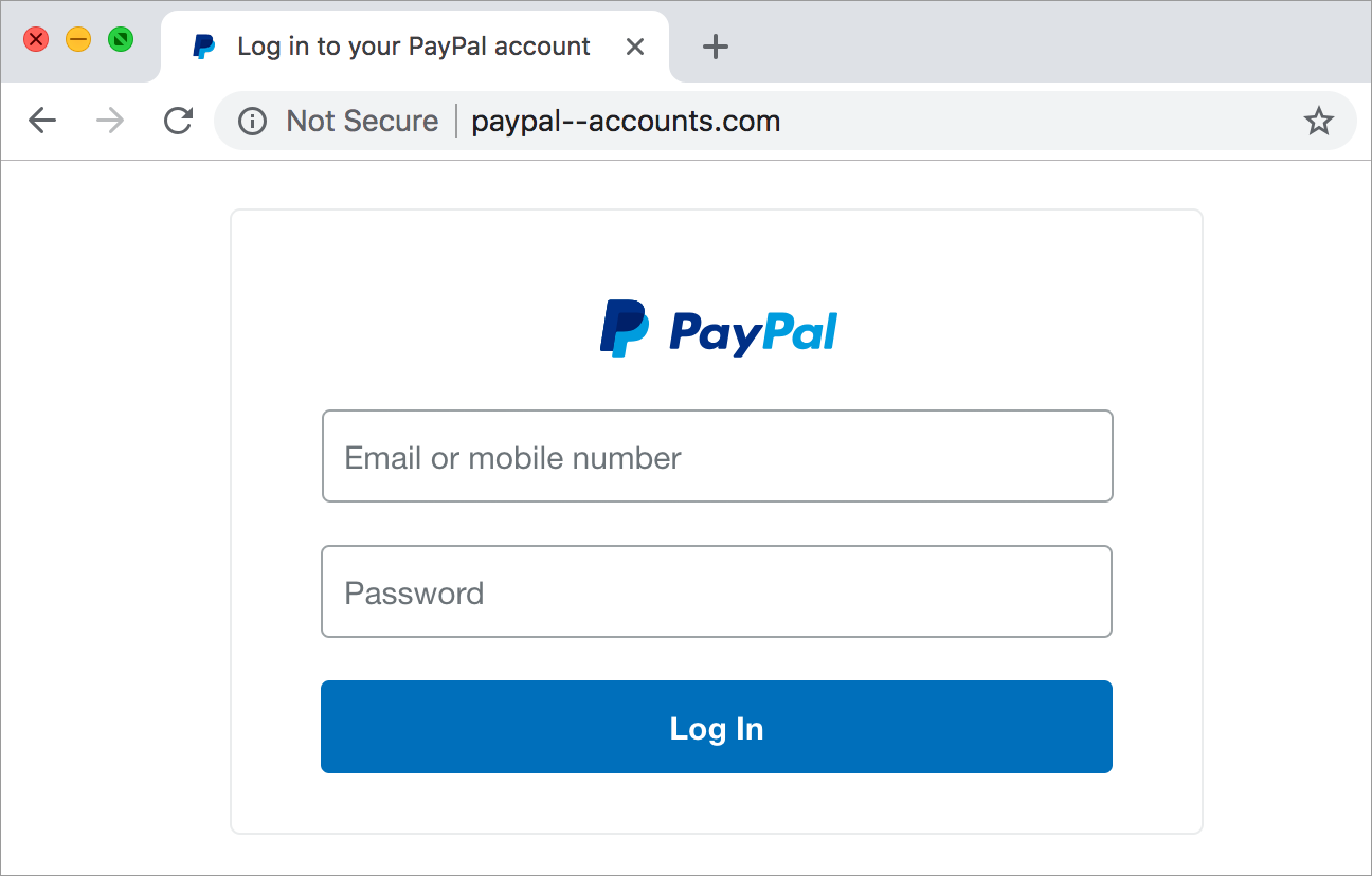 Phishing example 3